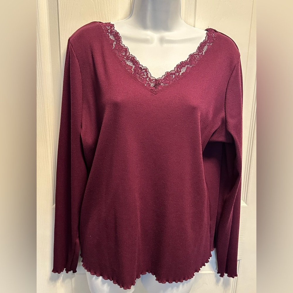 Womens Jessica Simpson ribbed top size XL